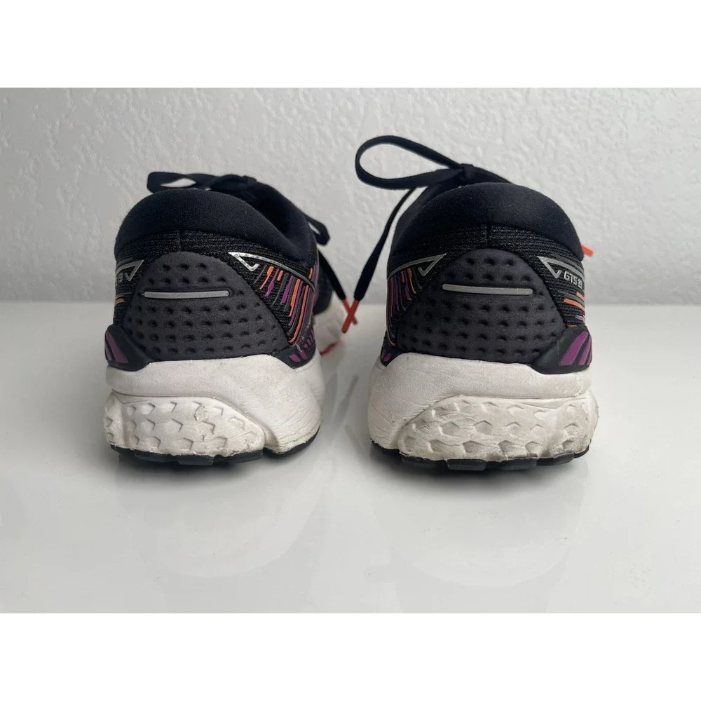 Brooks Adrenaline GTS 19 Black Purple Womens Size 9D 1202841D080 Running Shoes